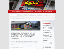 Tablet Screenshot of copyblitz.de